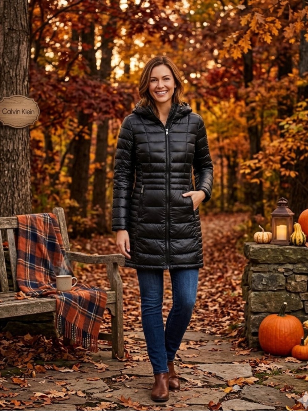 Calvin Klein Packable Down Puffer Jacket
Coat Black S